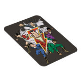 SHAZAM! | Grafische weergave van de Shazam-familie Magneet (Rechterzijde)