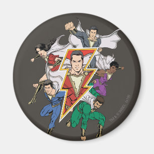 SHAZAM! Grafische weergave van de Shazam-familie Magneet