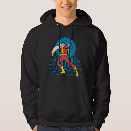 SHAZAM in gevechtsstaat Hoodie (Voorkant)