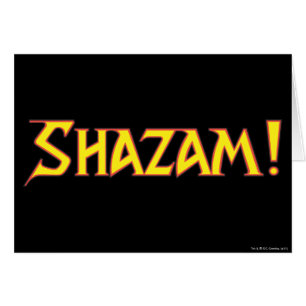 Shazam Logo Geel/Rood