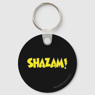 Shazam Logo Geel Sleutelhanger