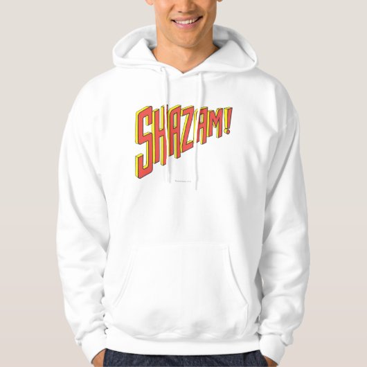 Shazam Logo Rood/Geel Hoodie (Voorkant)