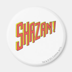 Shazam Logo Rood/Geel Magneet