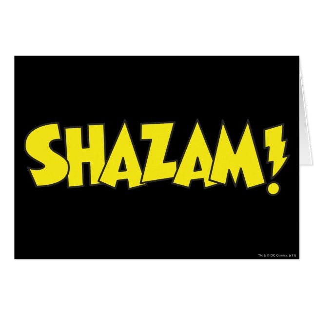Shazam Logo Yellow (Voorkant Horizontaal)
