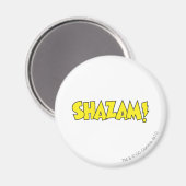 Shazam Logo Yellow Magneet (Voorkant / Achterkant)