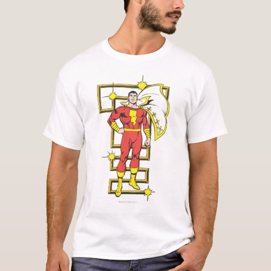 SHAZAM Poses T-shirt (Voorkant)
