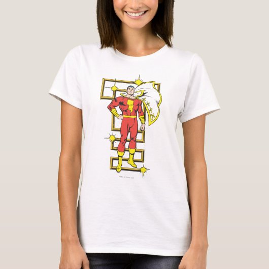SHAZAM Poses T-shirt (Voorkant)