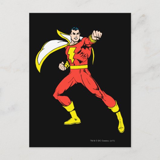 Shazam Ready to Fight Briefkaart (Voorkant)