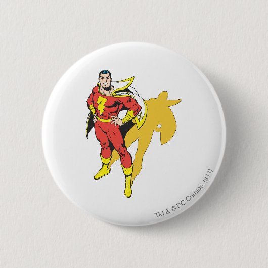 SHAZAM Shadow Ronde Button 5,7 Cm (Voorkant)