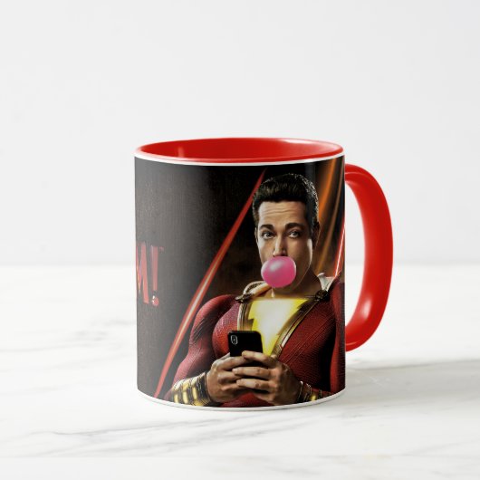 SHAZAM! | Shazam Bgloebbel Mok (Voorkant rechts)