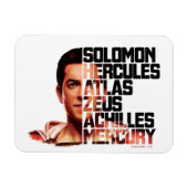 SHAZAM! | Shazam Closeup Acronym Graphic Magneet (Horizontaal)