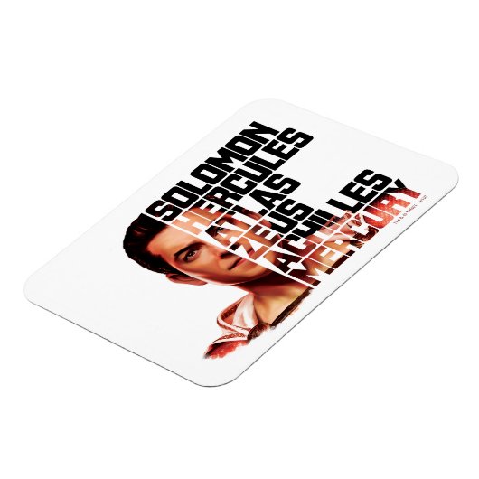 SHAZAM! | Shazam Closeup Acronym Graphic Magneet (Linkerzijde)