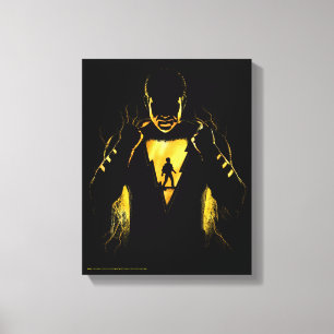 SHAZAM! Shazam en Billy Lightning Silhouette Canvas Afdruk