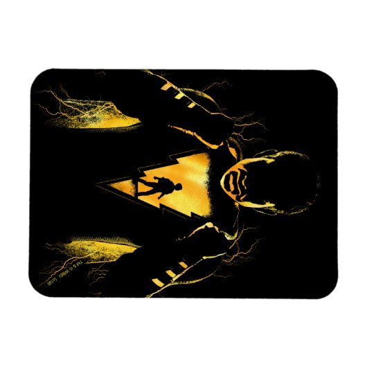 SHAZAM! | Shazam en Billy Lightning Silhouette Magneet (Horizontaal)