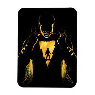 SHAZAM! Shazam en Billy Lightning Silhouette Magneet