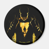 SHAZAM! | Shazam en Billy Lightning Silhouette Magneet (Voorkant)