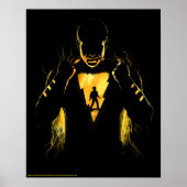 SHAZAM! | Shazam en Billy Lightning Silhouette Poster (Voorkant)