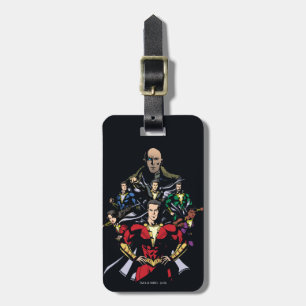 SHAZAM! Shazam Family Vs. Dr. Sivana Bagagelabel