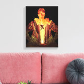 SHAZAM! | Shazam Sunset Silhouette Canvas Afdruk (Insitu (Woonkamer))