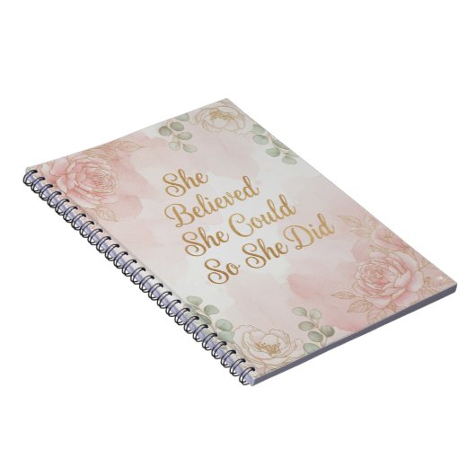She Believed She Could, So She Did Journal (Côté Droit)