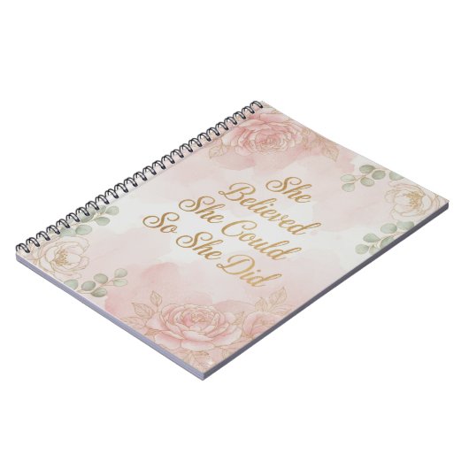 She Believed She Could, So She Did Journal (Côté gauche)