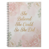 She Believed She Could, So She Did Journal (Devant)