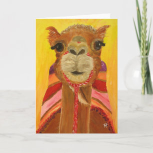 She-Camel Suzie-Wenskaart Kaart