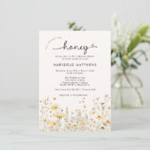 She Found Her Honey Bridal Shower Invitation (Debout devant)