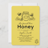 She found her Honey Hand-drawn Bridal Shower Kaart (Voorkant)