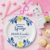 She Found Her Main Squeeze Bridal Shower  Papieren Bordje (Feest)