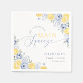 She Found Her Main Squeeze Lemon Bridal Shower Servet (Voorkant)