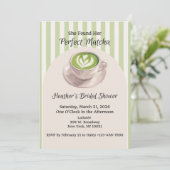 She Found Her Perfect Match Invitation Kaart (Staand voorkant)