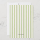 She Found Her Perfect Match Invitation Kaart (Achterkant)