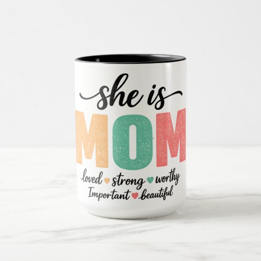 She Is Mom Mug (Centre)