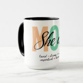 She Is Mom Mug (Devant gauche)