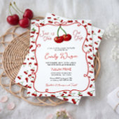 She is The Cherry on Top Baby Shower Invitation