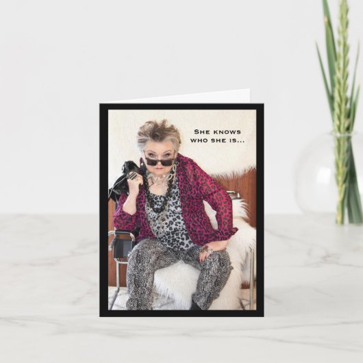 She Know Who She Is Kaart (Voorkant)