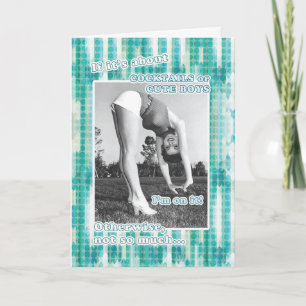 She knows wot's wot and is it! birthday kaart