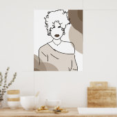 she - old poster (Keuken)