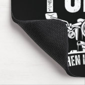 She Only Purrs When I'm On Top Funny Motorcycle Ri Muismat (Hoek)