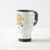 “She’s Got Sass & Sunshine” Sunflower mug (Devant droit)