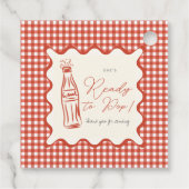 She’s ready to pop baby shower bedankjes labels (Achterkant)