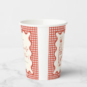 She’s ready to pop baby shower papieren bekers (Links)