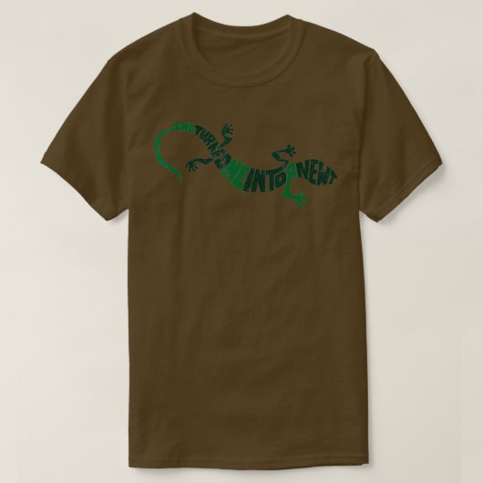 She turned me into a Newt  T-shirt (Design voorkant)