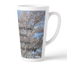 "She was hated at tea parties . . ." Latte Mug