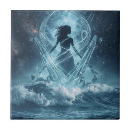 She Who Rises from the Crystal Sea Tegeltje
