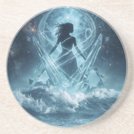 She Who Rises from the Crystal Sea Zandsteen Onderzetter