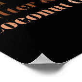 Shea boter en kokosolie zwarte geschiedenis maand poster (Hoek)