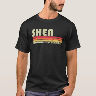 SHEA Surname Funny Retro  80S 90S Birthday T-shirt