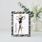 Shear Diva Briefkaarten (Staand voorkant)